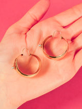 10k Victorian Gold And Turquoise Hoops Fine Jewelry arcadeshops.com