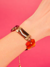18k English Victorian Banded Agate Bracelet Fine Jewelry arcadeshops.com
