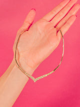 14k Gold Diamond Collar Necklace Fine Jewelry arcadeshops.com