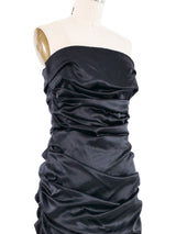 2000s Dolce & Gabbana Ruched Strapless Dress Dress arcadeshops.com