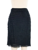 1990s Herve Leger Layered Chiffon Three Piece Skirt Suit Suit arcadeshops.com