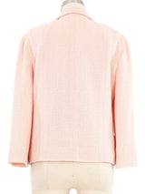 1999 Chanel Pink Cropped Double Breasted Jacket Jacket arcadeshops.com