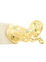 Judith Leiber Roman Horse Buckle Belt Accessory arcadeshops.com
