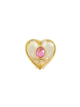 Givenchy Lucite and Crystal Heart Earrings Accessory arcadeshops.com