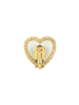 Givenchy Lucite and Crystal Heart Earrings Accessory arcadeshops.com