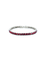 Red Crystal Tennis Bracelet Accessory arcadeshops.com
