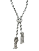 Schiaparelli Rope Chain Tassel Necklace Accessory arcadeshops.com