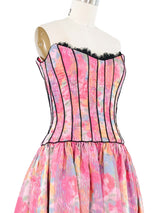 Bob Mackie Rainbow Strapless Dress Dress arcadeshops.com