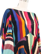 2008 Roberto Cavalli Silk Caped Blouse Top arcadeshops.com