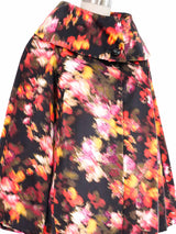 2008 Versace Silk Watercolor Printed Coat Outerwear arcadeshops.com