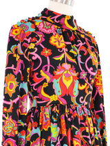 1970s Donald Brooks Psychedelic Mini Dress Dress arcadeshops.com