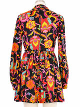 1970s Donald Brooks Psychedelic Mini Dress Dress arcadeshops.com
