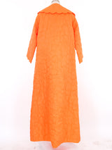 1960s Orange Quilted Housecoat Jacket arcadeshops.com