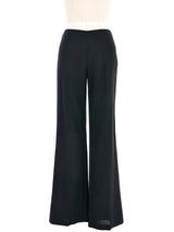 Jean Paul Gaultier Black Wide Leg Trousers Bottom arcadeshops.com