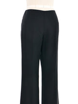 Jean Paul Gaultier Black Wide Leg Trousers Bottom arcadeshops.com