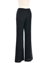 Jean Paul Gaultier Black Wide Leg Trousers Bottom arcadeshops.com