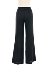 Jean Paul Gaultier Black Wide Leg Trousers Bottom arcadeshops.com