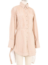 Alaia Laser Cut Shirt Dress Dress arcadeshops.com