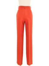 2018 Bottega Veneta Terracotta Trousers Bottom arcadeshops.com