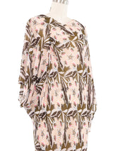 2011 Junya Watanabe Floral Chiffon Asymmetrical Dress Dress arcadeshops.com