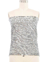 Krizia Sequin Mini Skirt Bottom arcadeshops.com