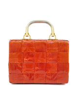 1960s Woven Raffia Handbag Bag arcadeshops.com