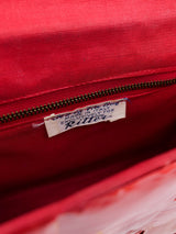 1960s Woven Raffia Handbag Bag arcadeshops.com