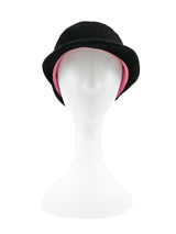 1950s Black Felt Equestrian Hat Accessory arcadeshops.com