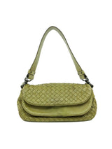 Bottega Veneta Green Intrecciato Shoulder Bag Accessory arcadeshops.com