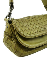 Bottega Veneta Green Intrecciato Shoulder Bag Accessory arcadeshops.com