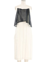 Yohji Yamamoto Topstitched Strapless Dress Dress arcadeshops.com