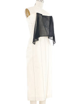 Yohji Yamamoto Topstitched Strapless Dress Dress arcadeshops.com