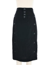 Jean Paul Gaultier Sailor Midi Skirt Bottom arcadeshops.com
