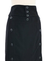 Jean Paul Gaultier Sailor Midi Skirt Bottom arcadeshops.com