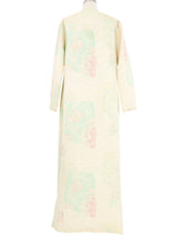 Mary McFadden Pastel Quilted Maxi Coat Outerwear arcadeshops.com