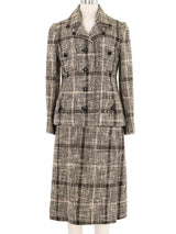 1960s Brown Tweed Skirt Suit Suit arcadeshops.com