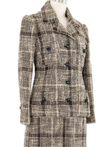 1960s Brown Tweed Skirt Suit Suit arcadeshops.com