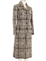 1960s Brown Tweed Skirt Suit Suit arcadeshops.com
