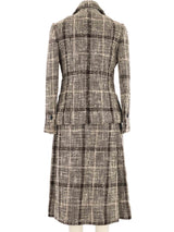 1960s Brown Tweed Skirt Suit Suit arcadeshops.com