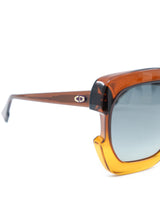 Christian Dior Gaia Oversized Two Tone Sunglasses Accessory arcadeshops.com