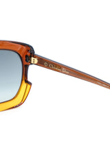 Christian Dior Gaia Oversized Two Tone Sunglasses Accessory arcadeshops.com