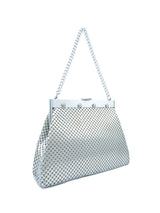 Whiting and Davis Chainmail Structured Bag Accessory arcadeshops.com