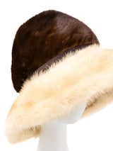 Mink Fur Bucket Hat Accessory arcadeshops.com