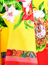 1993 Versus Gianni Versace Floral Print Halter Dress Dress arcadeshops.com