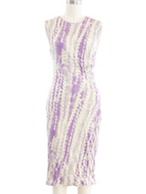 1999 Gianni Versace Couture Lavender Tie Dye Dress Dress arcadeshops.com