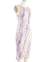 1999 Gianni Versace Couture Lavender Tie Dye Dress Dress arcadeshops.com