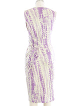 1999 Gianni Versace Couture Lavender Tie Dye Dress Dress arcadeshops.com