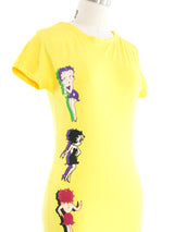 Versace Jeans Couture Betty Boop T-shirt Dress Dress arcadeshops.com