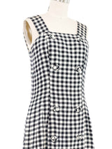 1994 Gianni Versace Gingham Dress Dress arcadeshops.com