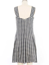 1994 Gianni Versace Gingham Dress Dress arcadeshops.com